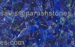 Picture of lapis lazuli gemstone slab, tiles & surface in dark blue tone