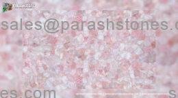 picture of pink quartz slab, tiles & surface