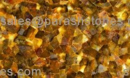 picture of yellow quartz slab, surface & tiles