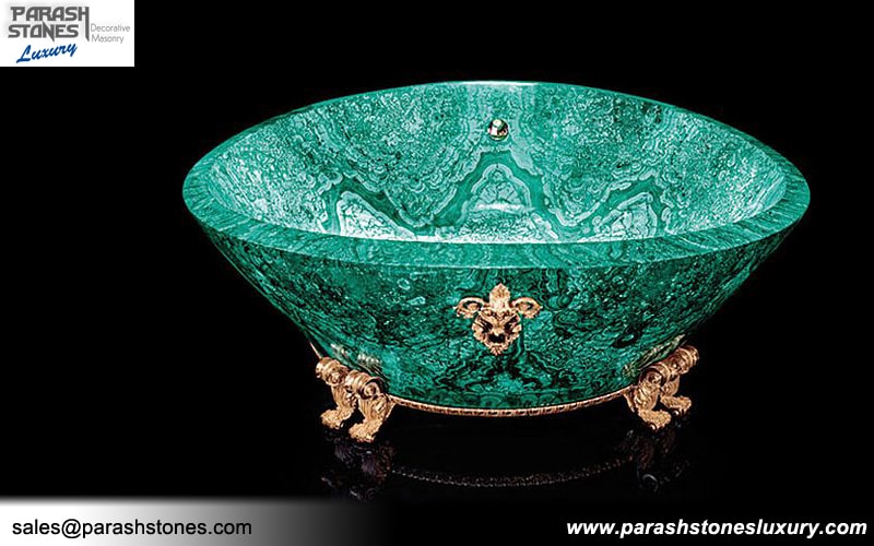 Malachite Bath Tub