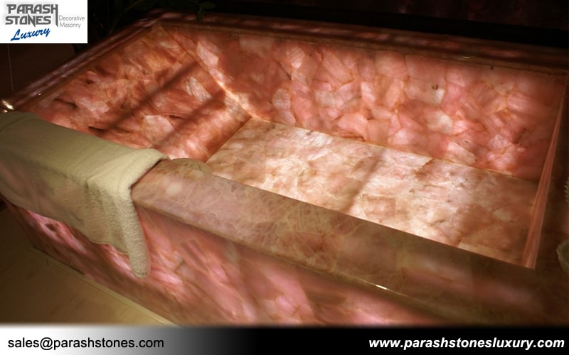 Rose Quartz Bathtub