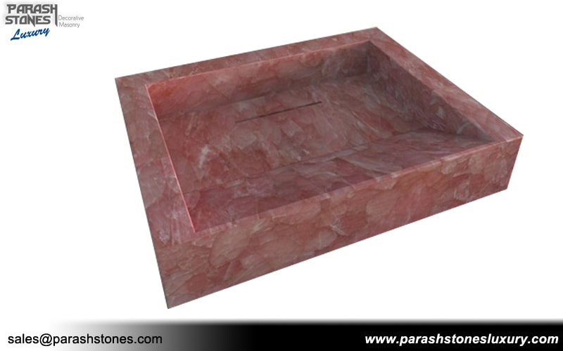 Rose Quartz Sink