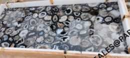 Brazilian Black Agate slab