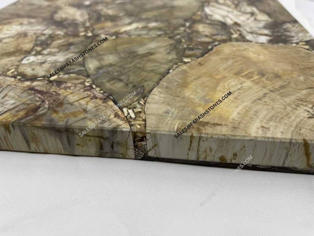 Brown-Petrified-Wood-Stone slab