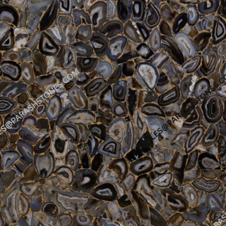 Golden Fill Black Agate