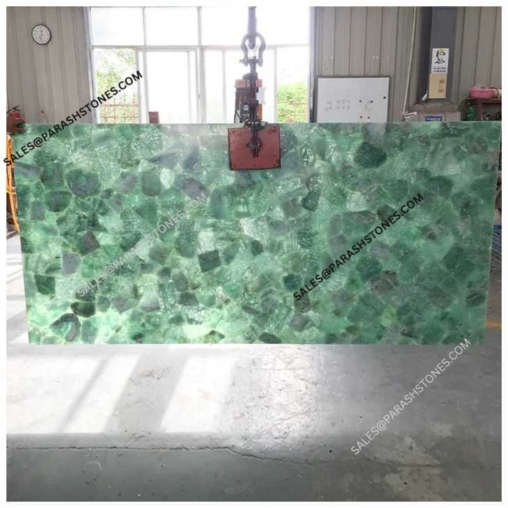 Green Fluorite slabs