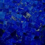 Picture of lapis lazuli slab,tiles & surface in medium blue