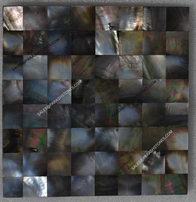 Picture of mother of pearl surface in brick pattern slab-3