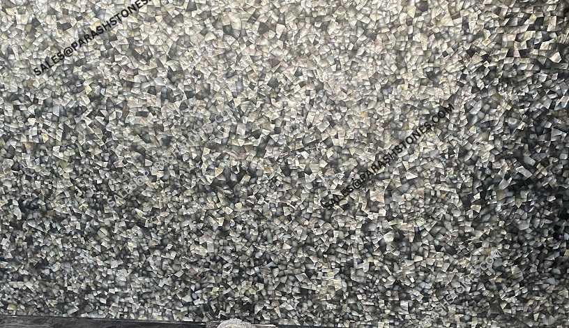 Mother Of Pearl Black Random Pattern slab