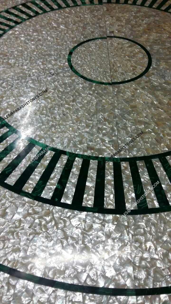 mother of pearl white in random pattern design-2