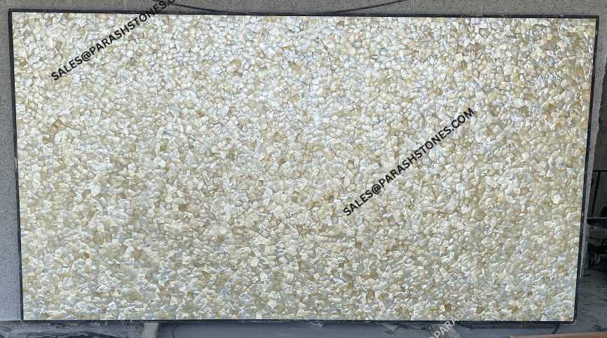 Yellow Mother of Pearl slab