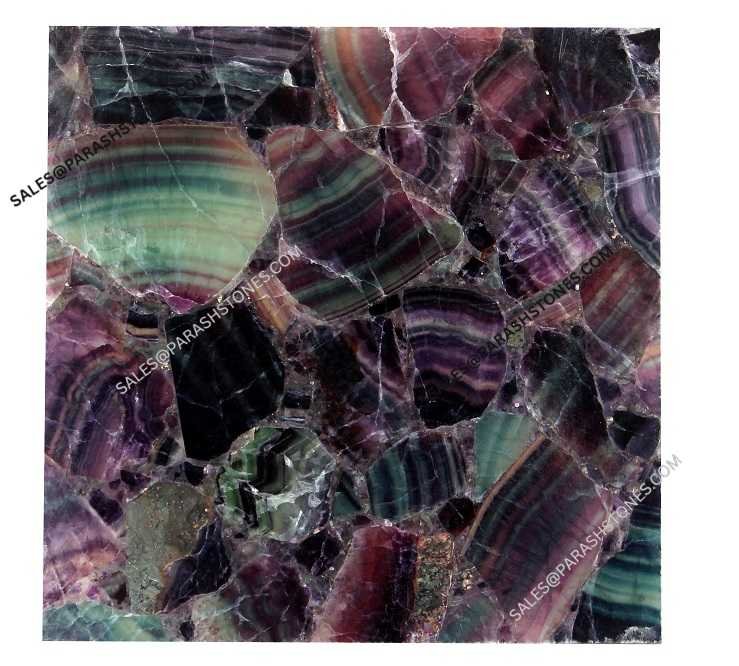 Multi fluorite slab-surface