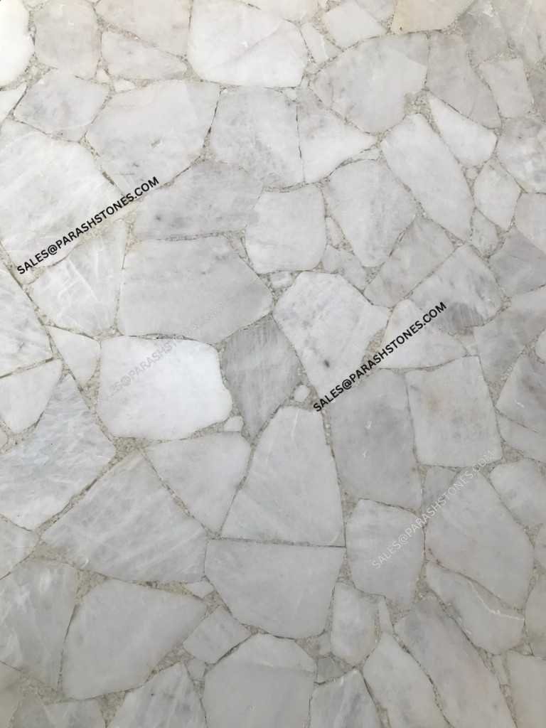 Snow White Quartz tile