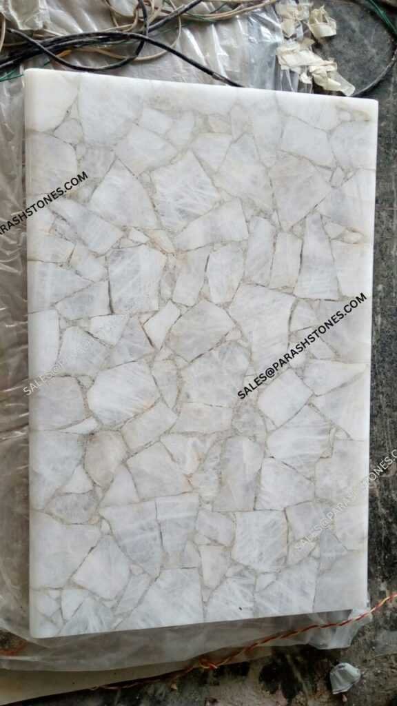 Snow White Quartz SLAB