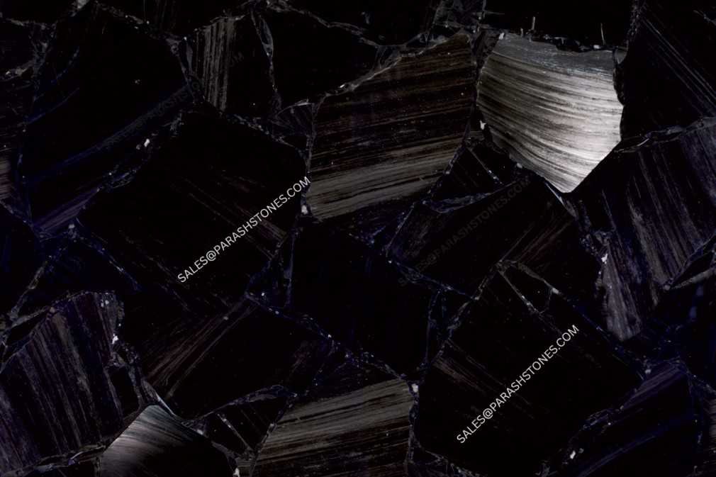 black obsidian slab & surface