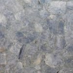 picture of blue calcite slab, tiles & surface