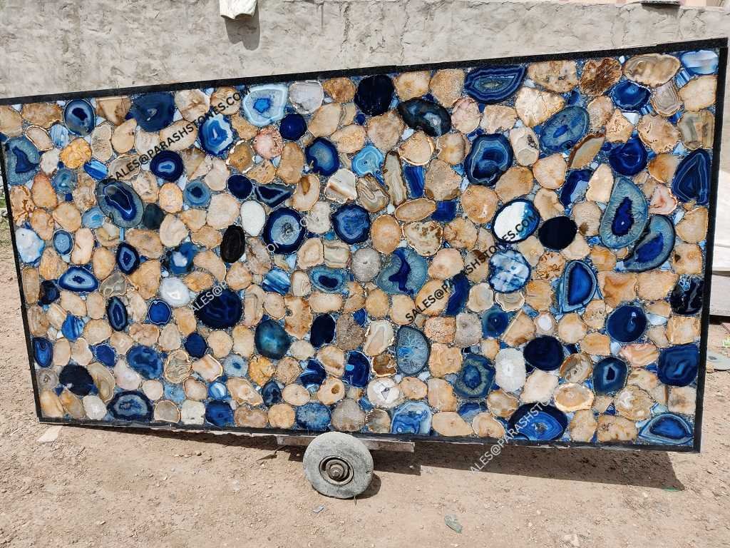 mix multi colour agate slab