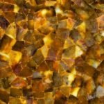 picture of yellow quartz slab, surface & tiles