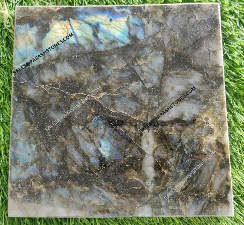 Labradorite tile