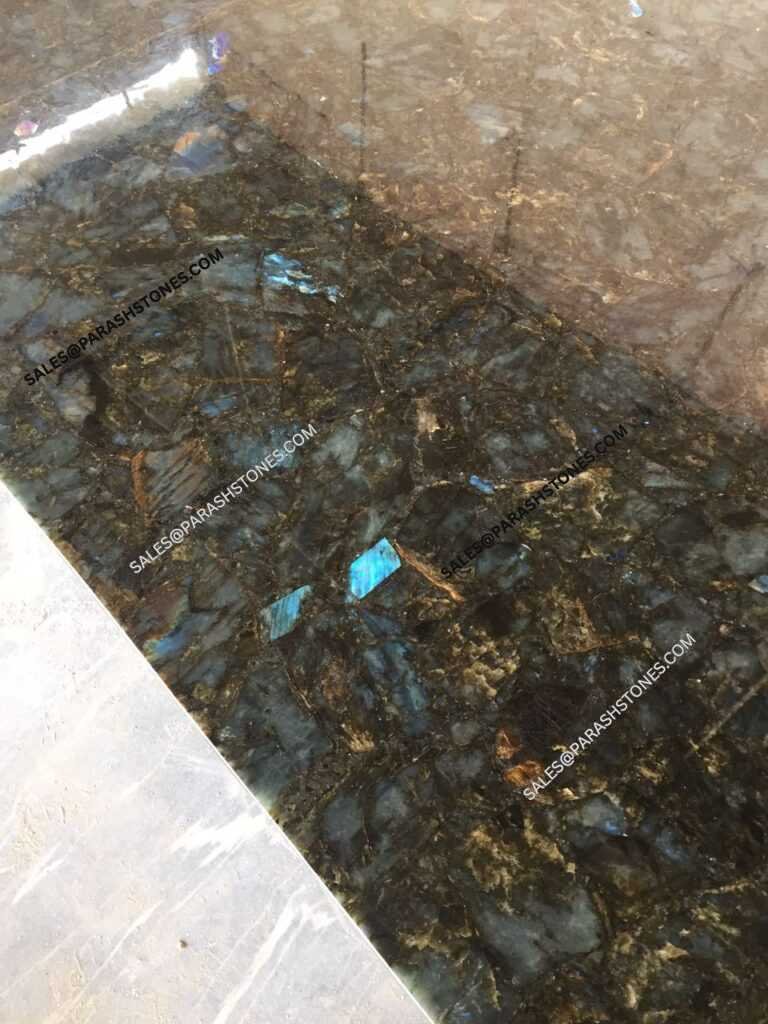 Labradorite slab 