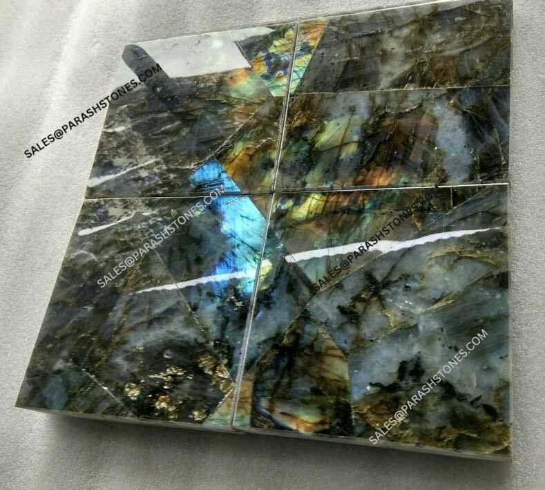 Labradorite slabs tile