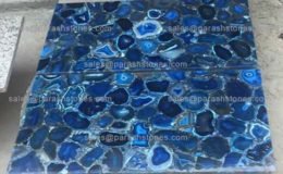 Blue agate flooring