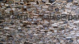 Decorative Banded Black Agate slab tile