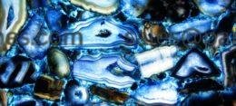 Botswana Blue Agate Slab for Luxury Interiors
