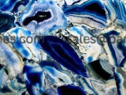 Blue Agate Slab for Modern Design