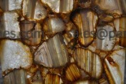 Brown Banded Agate slab tile for countertops and backsplashes
