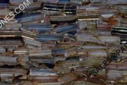 Agate tile with glossy finish