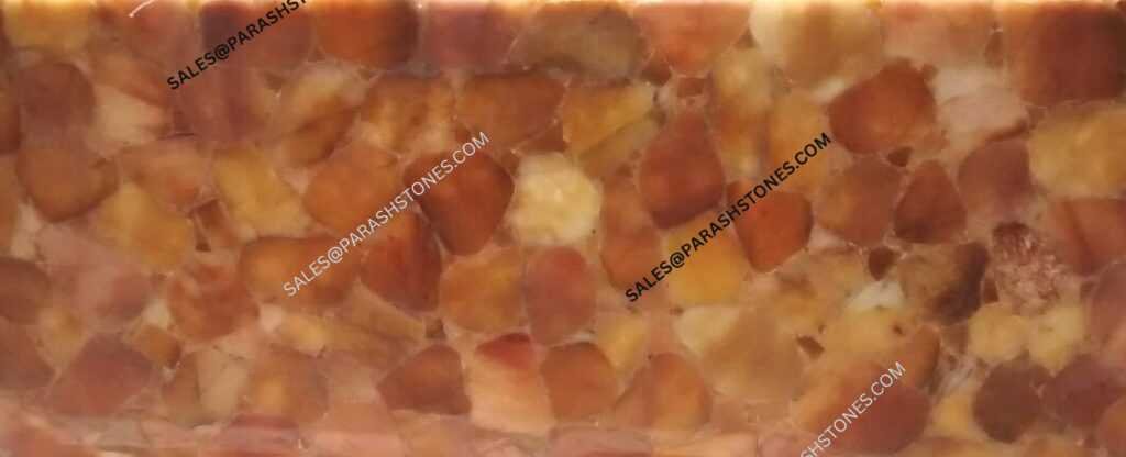 Luxury Gemstone Feature Wall Installation in Riyadh