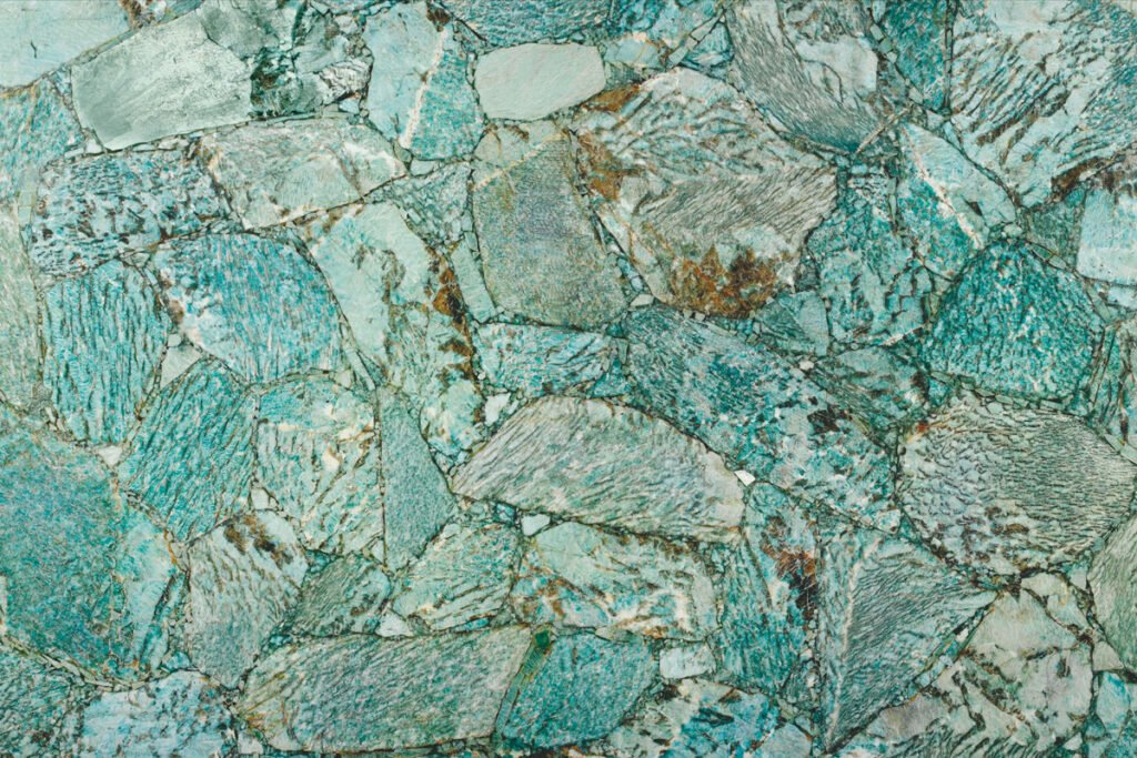 Amazonite Gemstone Slab, Tiles and Countertop