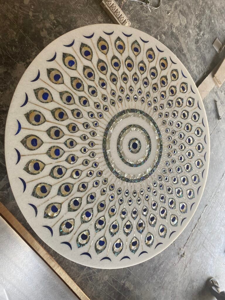 round table top Inlay Work