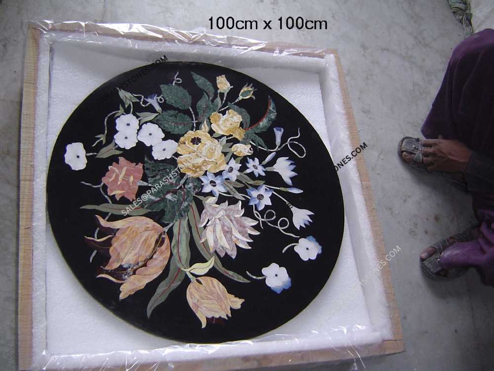 Gemstone Inlay tile Work