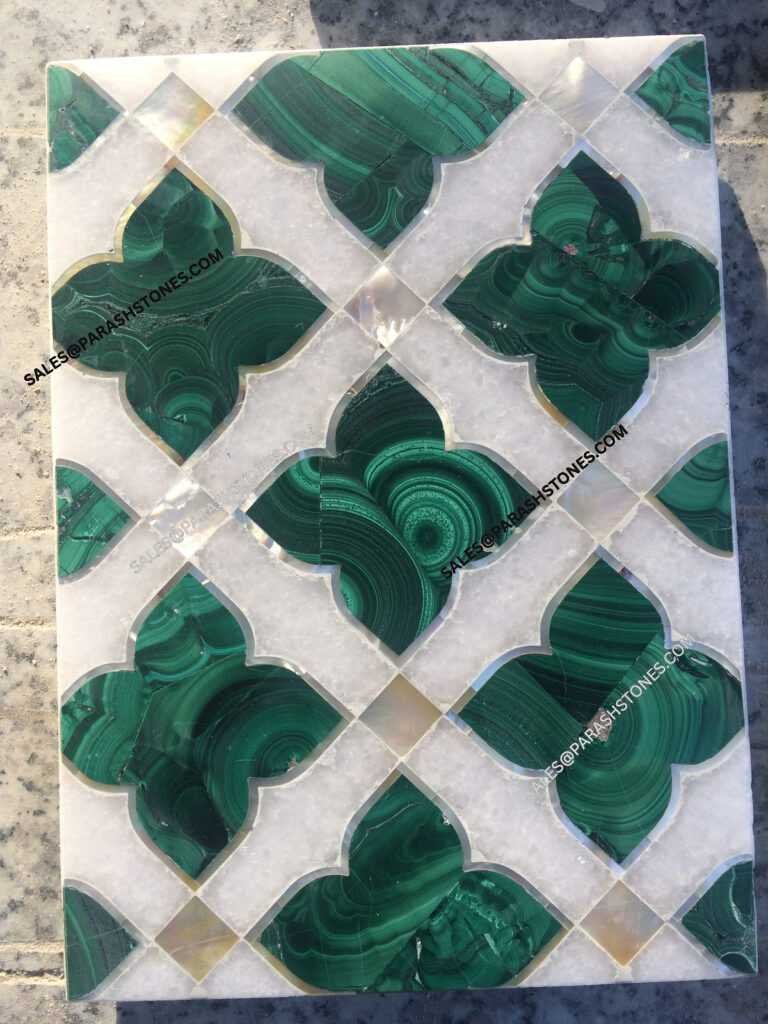 Gemstone Inlay tile Work