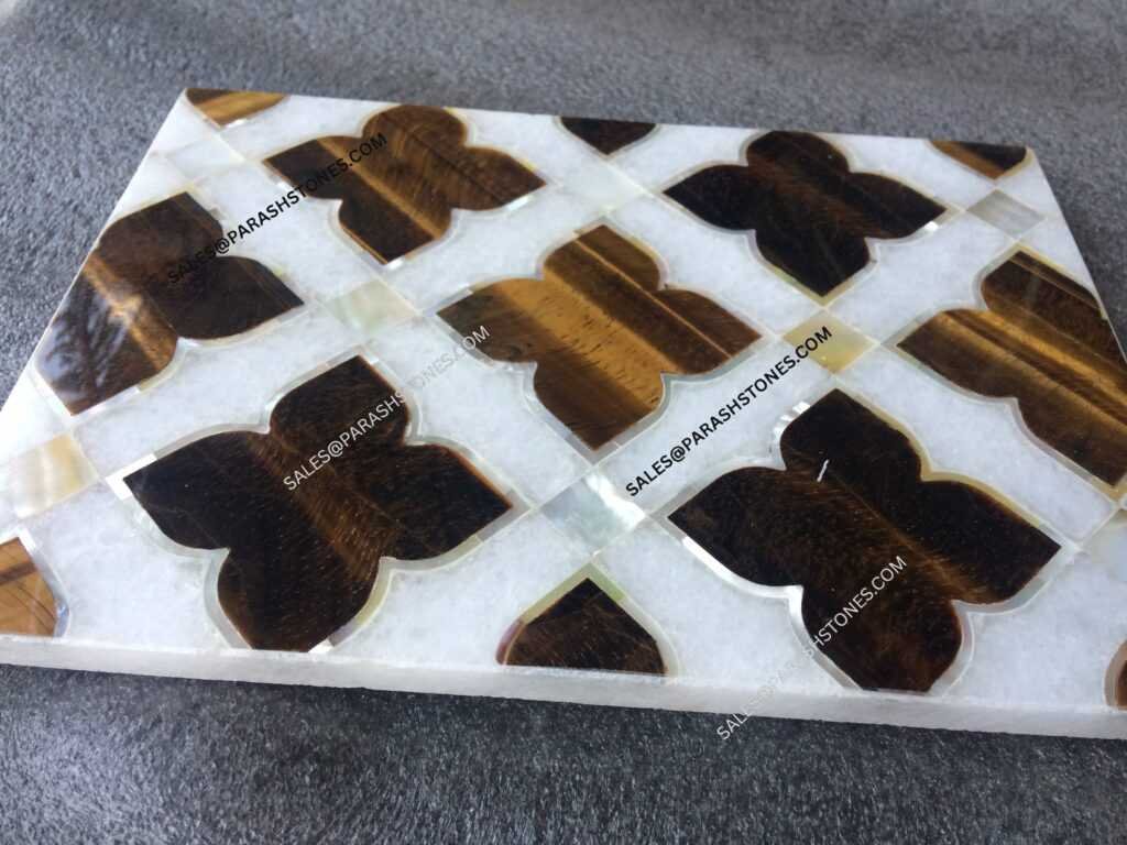 Gemstone Inlay tile Work