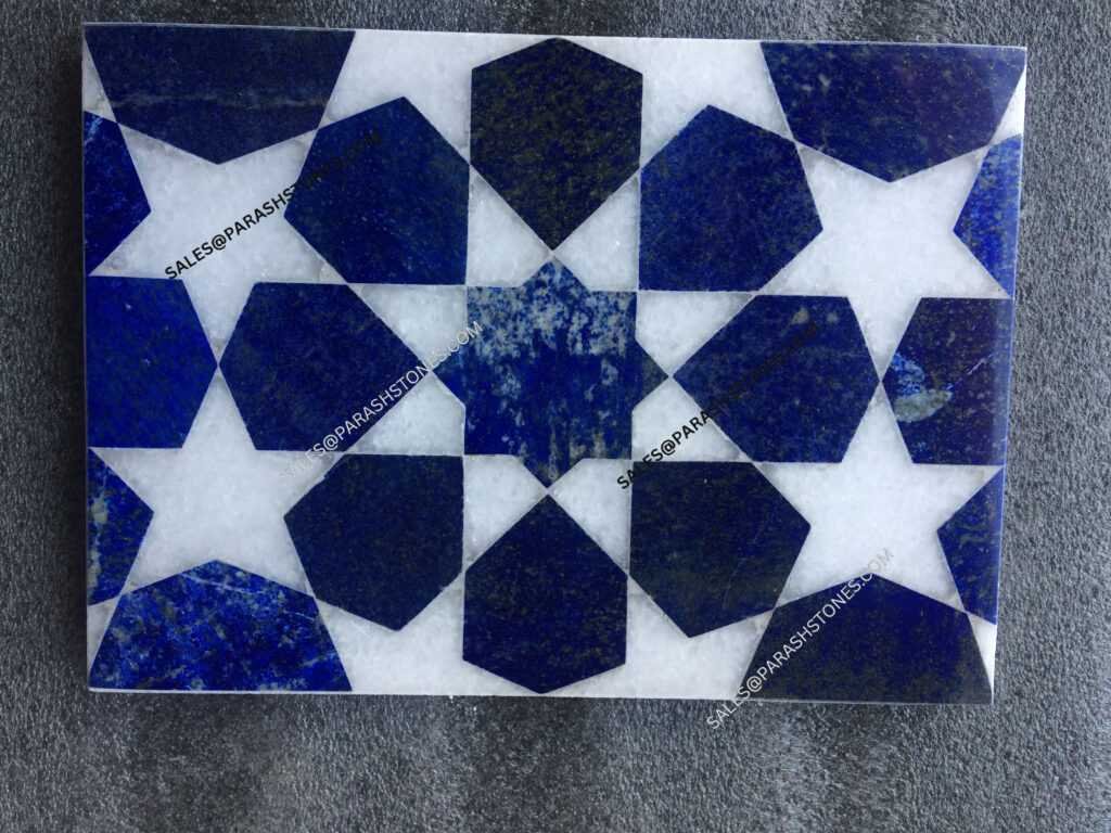 Gemstone Inlay tile Work