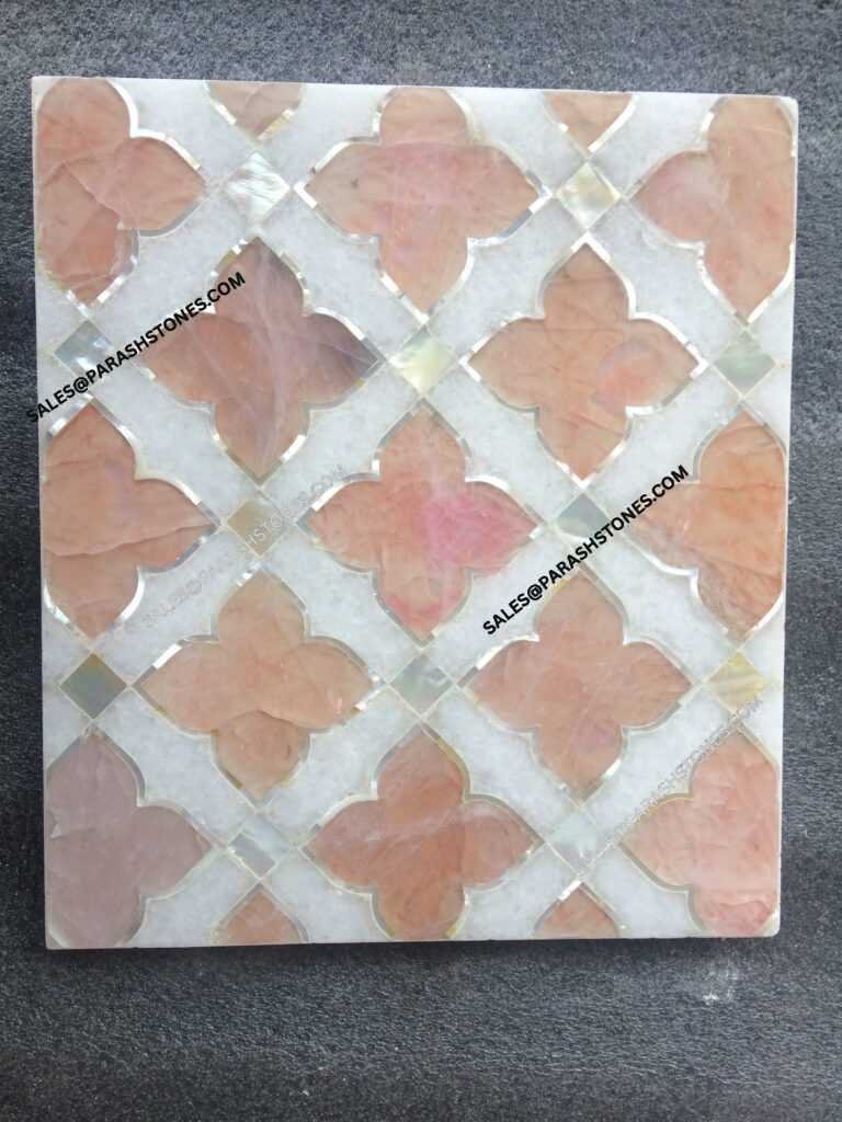 Gemstone Inlay tile Work