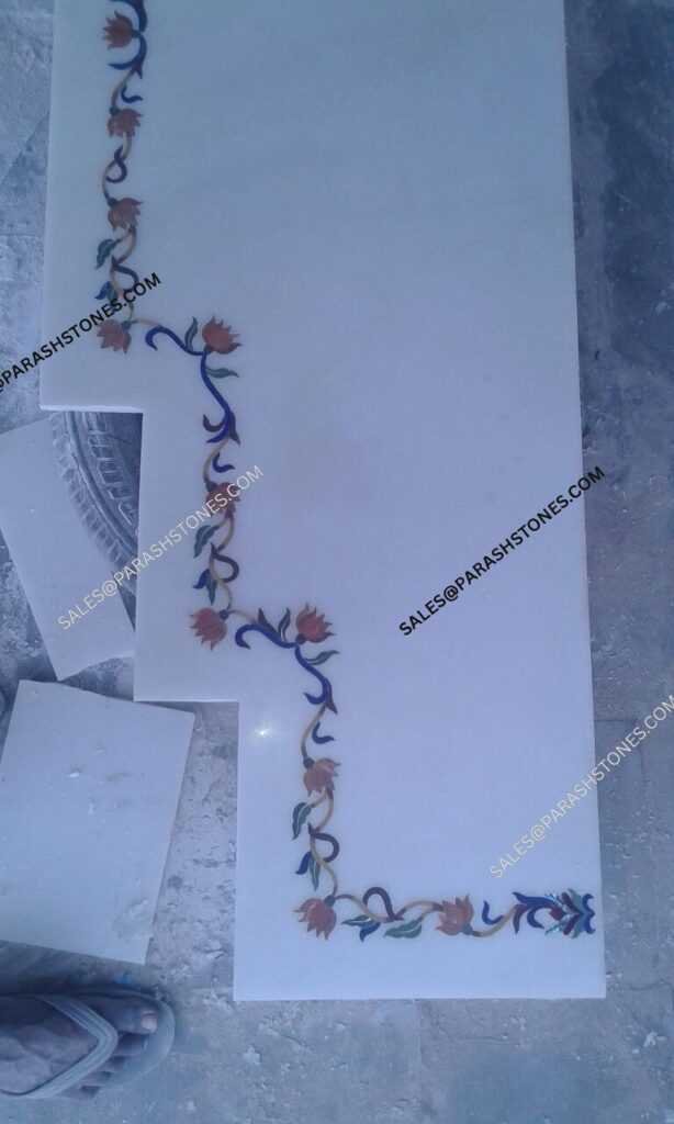 Gemstone Inlay tile Work