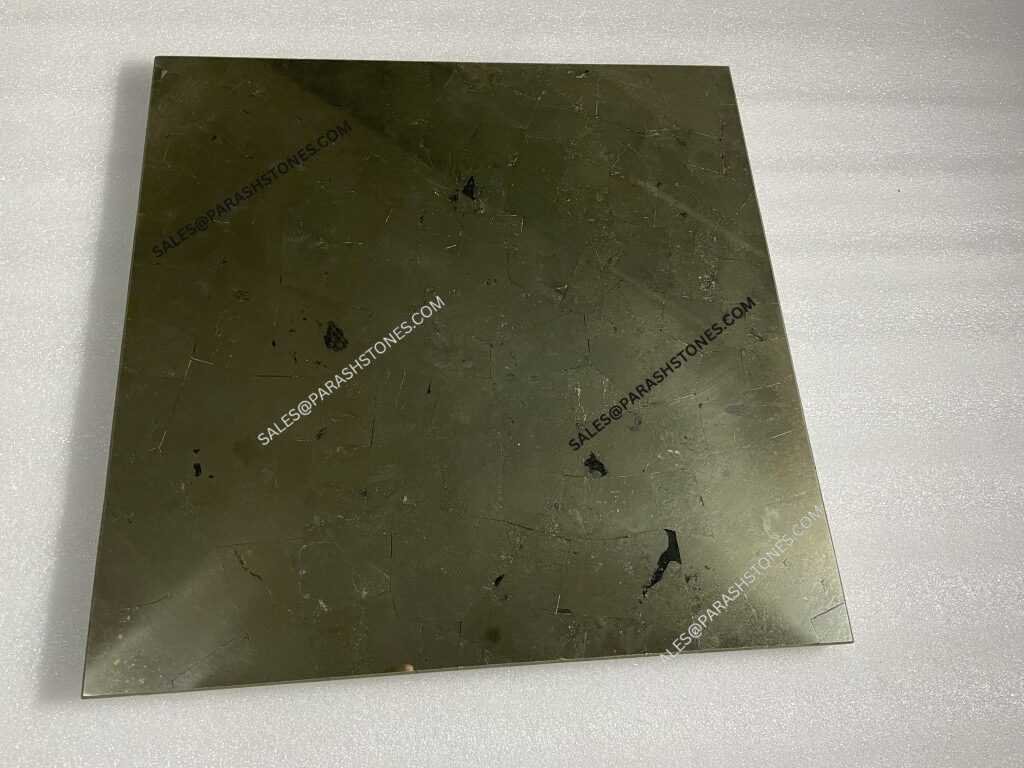 Golden Pyrite Gemstone Slab