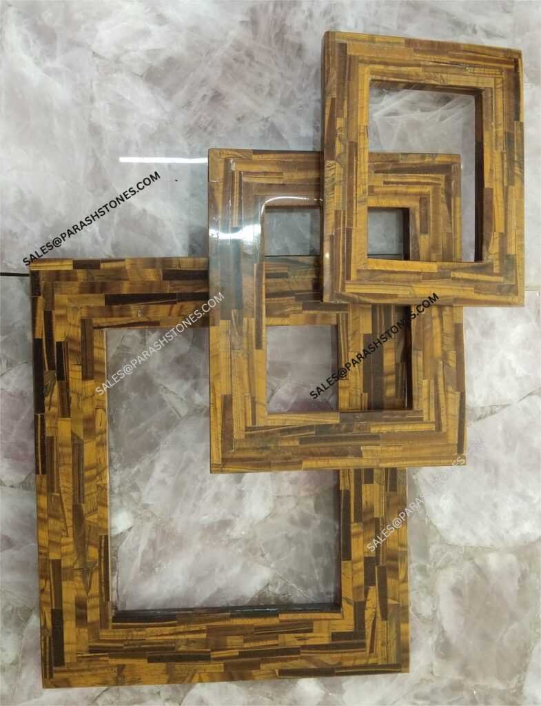 Tiger Eye Golden Frames