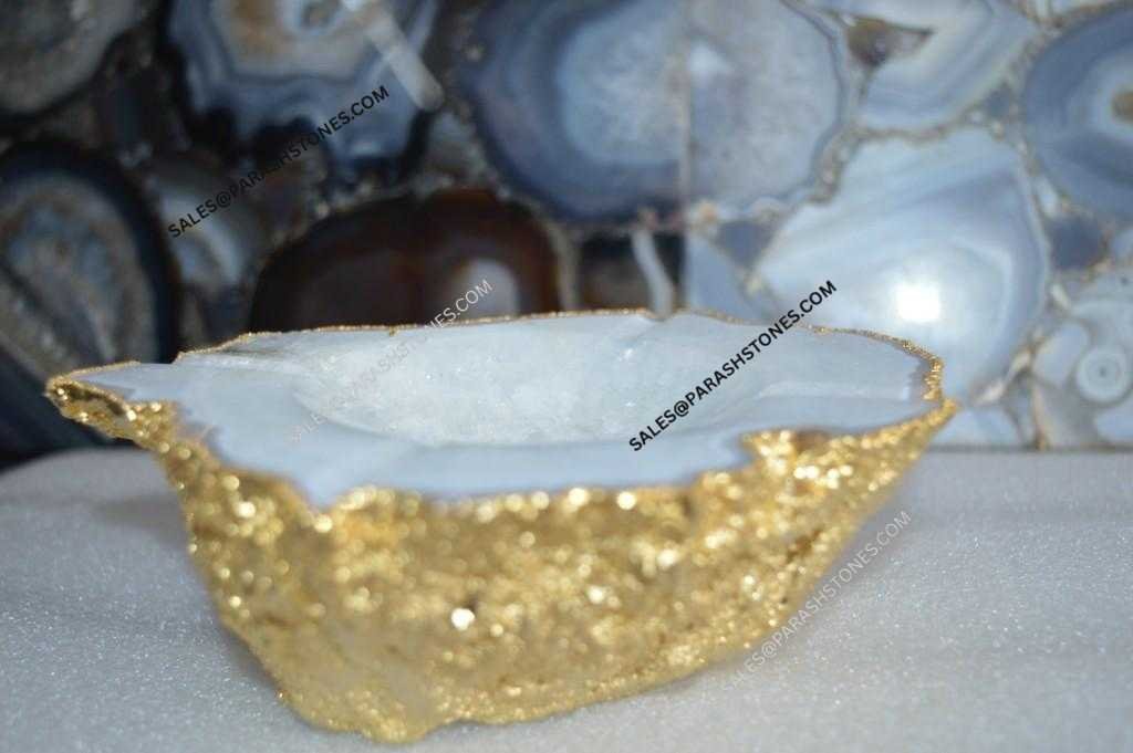 White Agate Ash Tray
