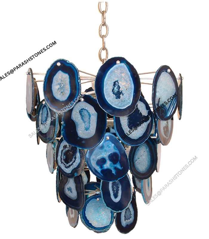 Semi Precious Gemstone Chandelier