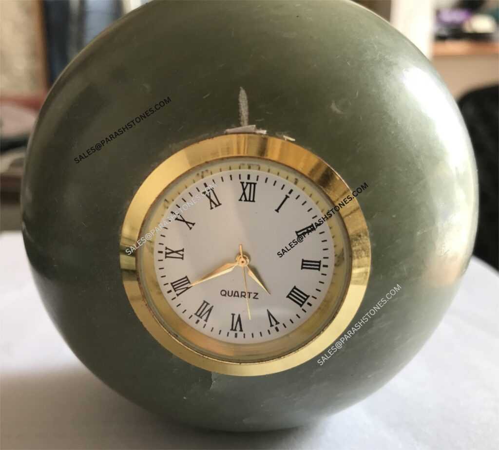 Semi-Precious Stone Sphere Clock
